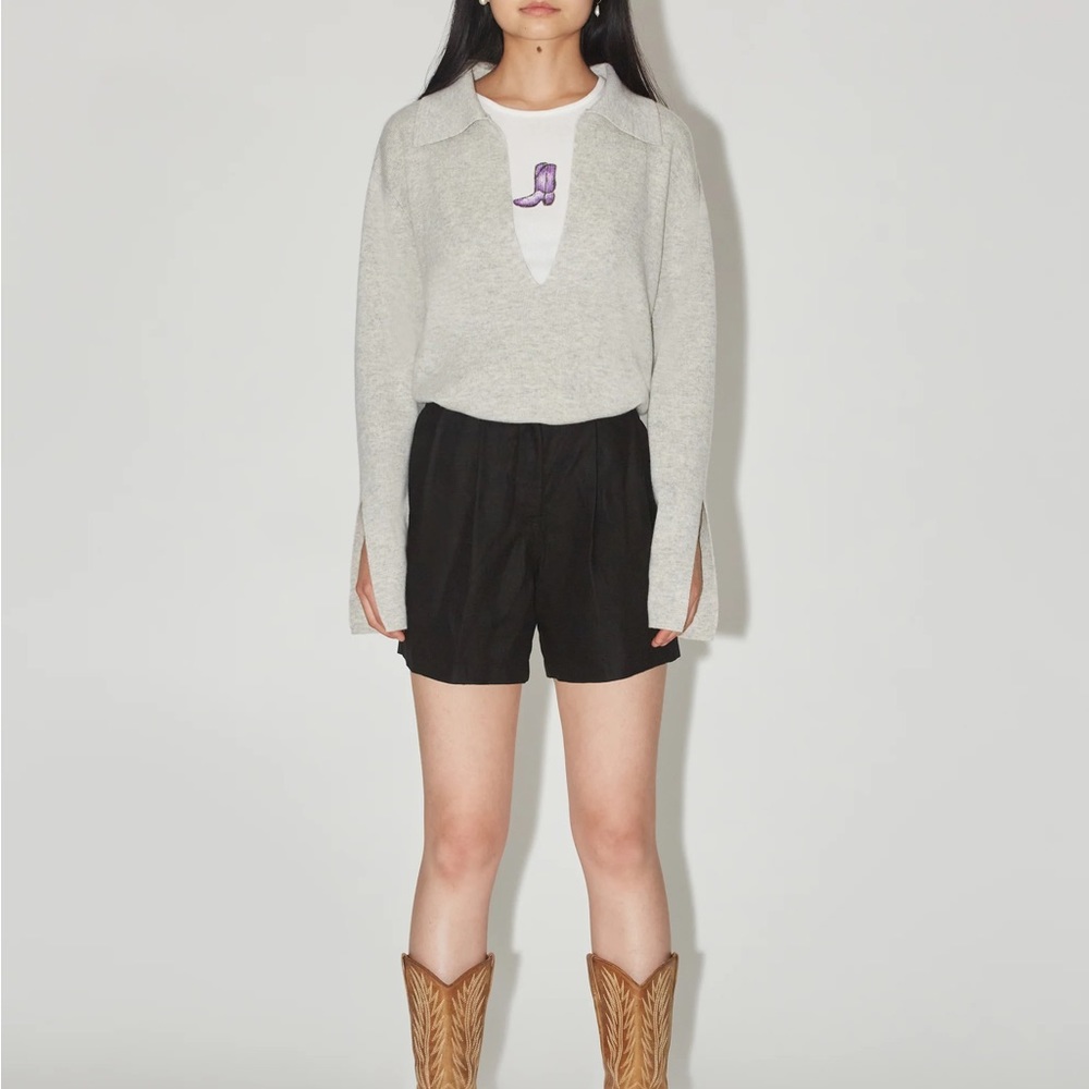 Uncle Studios Plunge Neck Polo